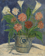 Utrillo, Maurice - Vase d'arums et de dahlias (Vase with Arums and Dahlias)