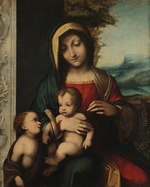 Correggio - Madonna and Child with Saint John as a Boy (Madonna Bolognini)