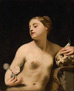 Canlassi (Called Cagnacci), Guido (Guidobaldo) - Allegory of Vanitas and Penitence