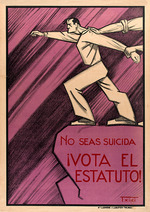 Txiki (John Zabalo Ballarín) - No seas suicida ¡Vota el estatuto! (Don't Opt for Suicide. Vote for the Statute!)