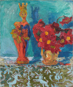 Nolde, Emil - Madonna and Dahlias