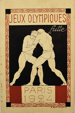 Blanche, Emmanuel - Wrestling. Olympic Games, Paris 1924