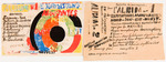 Delaunay, Robert - Projet Bulletin de souscription pour l'album nº 1 des Expositions Mouvantes