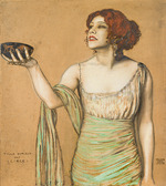 Stuck, Franz, Ritter von - Tilla Durieux (1880-1971) as Circe