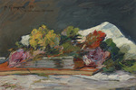 Gauguin, Paul Eugéne Henri - Flowers and books