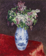 Caillebotte, Gustave - Lilacs in a vase