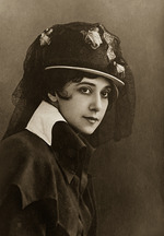 Anonymous - Portrait of the Ballet dancer Tamara Karsavina (1885-1978)