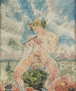 De Pisis, Filippo - Figure with flute