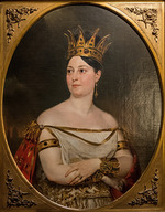 Briullov, Karl Pavlovich - Portrait of the opera singer Giuseppina Ronzi de Begnis (1800-1853) as Fausta 