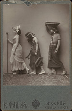Fischer, Karl August - Vera Karalli, Sofia Fedorova and Alexey Kozlov in the ballet The Pharaoh's Daughter by Marius Petipa and Cesare Pugni 