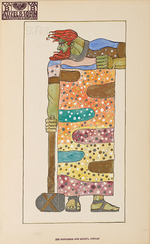 Lefler, Heinrich - Donner. Costume design for the opera Das Rheingold by Richard Wagner