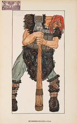 Lefler, Heinrich - Fasolt. Costume design for the opera Das Rheingold by Richard Wagner