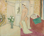 Matisse, Henri - La jeune fille et le vase de fleur (ou Le nu rose)