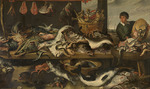 Snyders, Frans - Fishmarket at the harbour
