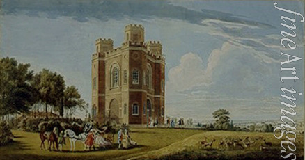 Sandby Thomas - View of the Fort Belvedere on Shrubs Hill in Windsor Great Park