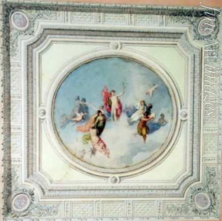 Monighetti Ippolit Antonovich - Design of a Plafond over the staicase for the Anichkov Palace