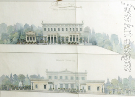 Stackenschneider Andrei Ivanovich - Design of the residence of Duke of Leuchtenberg in Sergievka