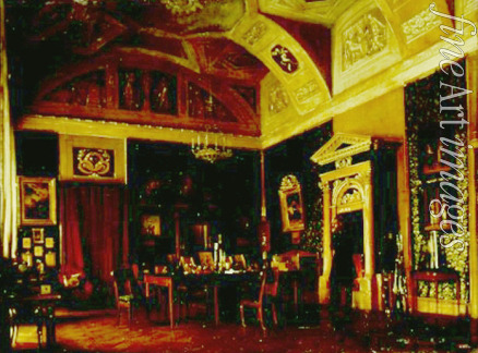 Premazzi Ludwig (Luigi) - The study of Grand Duke Mikhail Pavlovich of Russia in the Michael Palace in St. Petersburg