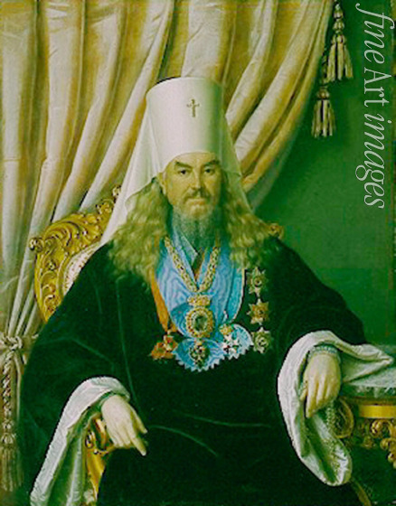 Schulz Carl - Portrait of the Saint Petersburg Metropolitan Nikanor