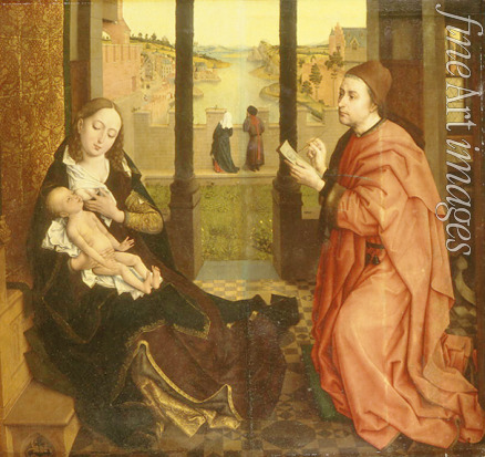 Weyden Rogier van der - Der Heilige Lukas, die Madonna malend