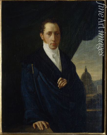Bassin Pjotr Wassiljewitsch - Porträt des Malers Silvester Schtschedrin (1791-1830)