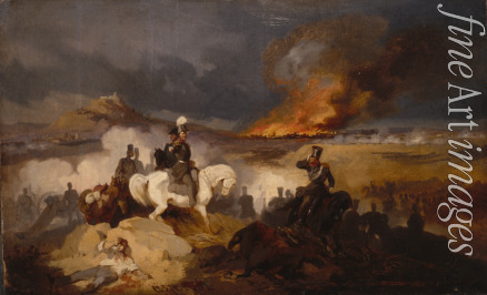 Willewalde Gottfried (Bogdan Pawlowitsch) - Angriff der Leib-Husaren bei der Erstürmung Warschaus im September 1831