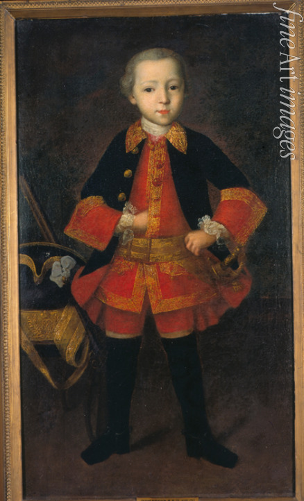 Vishnyakov Ivan Yakovlevich - Portrait of Prince Fyodor Nikolayevich Golitsyn (1751-1827) as Child