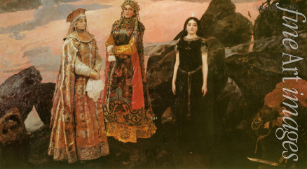 Vasnetsov Viktor Mikhaylovich - Three queens of the underground kingdom