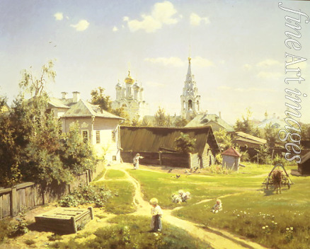 Polenov Vasili Dmitrievich - Moscow courtyard