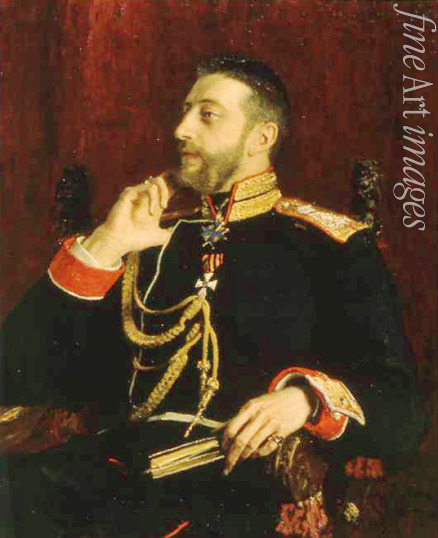 Repin Ilya Yefimovich - Portrait of the poet K.R. (Grand Duke Konstantin Konstantinovich of Russia) (1858-1915)