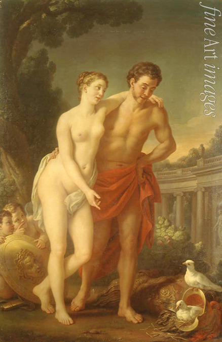 Vien Joseph Marie - Venus and Mars
