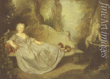 Lancret Nicolas - A Lady in a garden