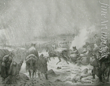 Motte Charles Etienne Pierre - Rückzug der Grande Armée aus Moskau 1812