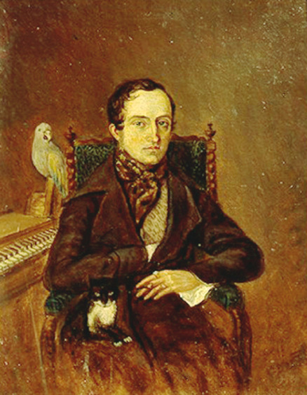 Briullov Alexander Pavlovich - Portrait of the author Sergei Sobolevsky (1803-1870)