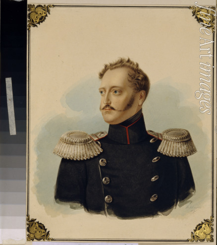 Klünder Alexander Ivanovich - Portrait of Emperor Nicholas I (1796-1855)