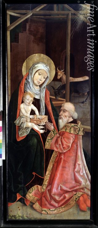 Master of Switzerland - The Adoration of the Magi. Virgin and Child