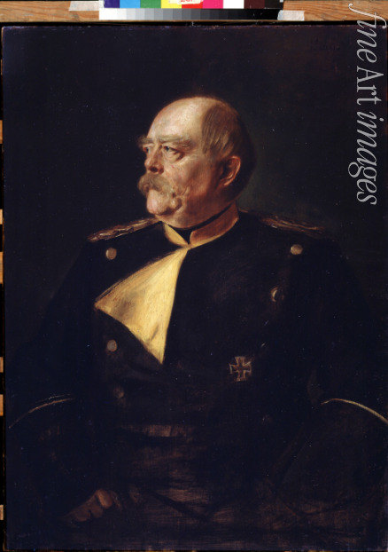 Lenbach Franz von - Portrait of Chancellor Otto von Bismarck (1815-1898) in Uniform