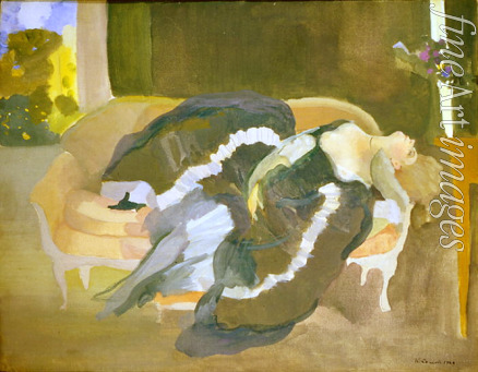 Somov Konstantin Andreyevich - Sleeping Young Woman