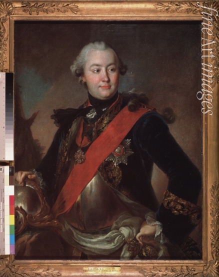 Rokotow Fjodor Stepanowitsch - Porträt des Grafen Grigori Orlow (1734-1783), Favorit der Kaiserin Katharina II.