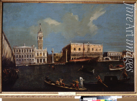 Canaletto (Circle) - Grand Canal, Piazzetta and Doge's Palace in Venice