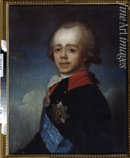 Voille Jean Louis - Portrait of Grand Duke Pavel Petrovich (1754-1801)