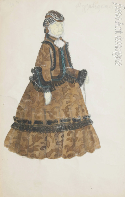 Fedotov Ivan Sergeevich - Costume design for the theatre play Wolfs and Sheeps by A. Ostrovsky