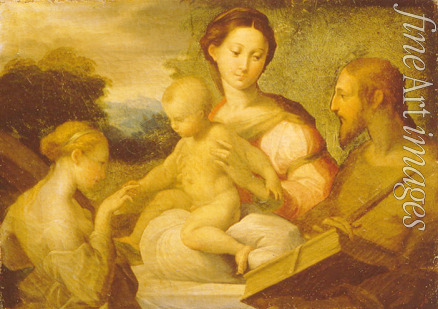 Parmigianino - Die mystische Hochzeit der heiligen Katharina
