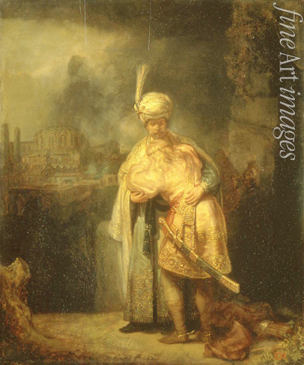 Rembrandt van Rhijn - Davids Abschied von Jonathan
