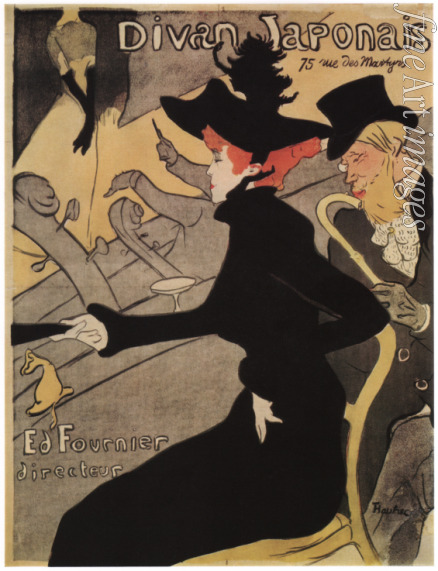 Toulouse-Lautrec Henri de - Divan Japonais (Plakat)
