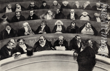 Daumier Honoré - Der gesetzgebende Bauch