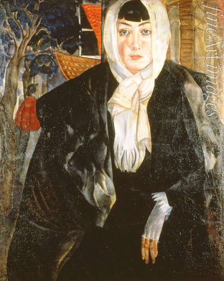 Grigoriev Boris Dmitryevich - Female portrait