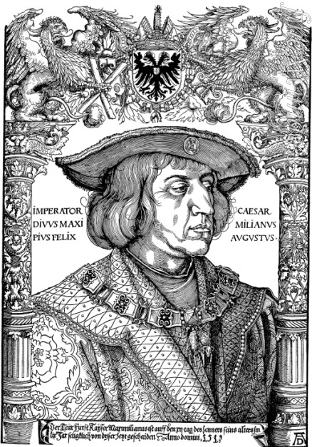 Dürer Albrecht - Porträt des Kaisers Maximilian I. (1459-1519)