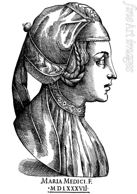 Medici Marie de' - Self-portrait