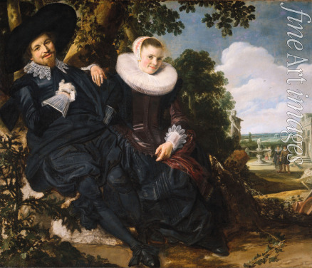 Hals Frans I - Marriage portrait of Isaac Abrahamsz Massa and Beatrix van der Laen, married in Haarlem 25 april 1622